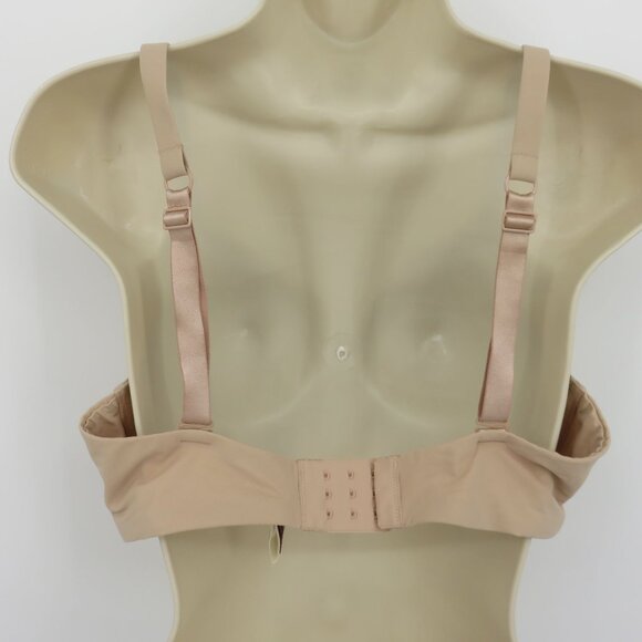 True & Co 36DD Solid Beige Underwire Lined Convertible T Shirt Bra Style 11310 - Picture 6 of 15